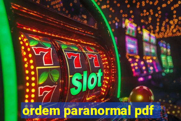 ordem paranormal pdf